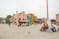 La piazza Baldassarre Galuppi